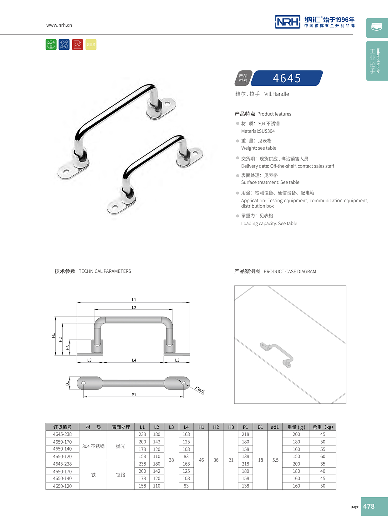 猪猪视频APP下载链接/NRH 4645-110 机电箱提手