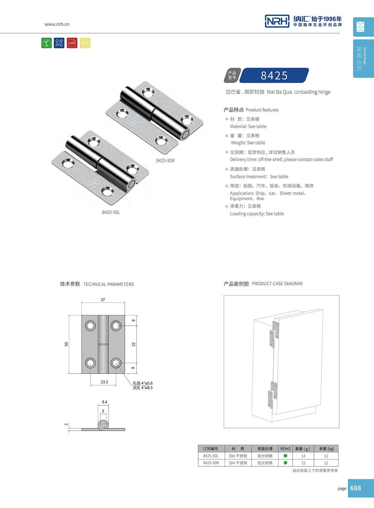  猪猪视频APP下载链接/NRH 8425-50R 电焊铰链
